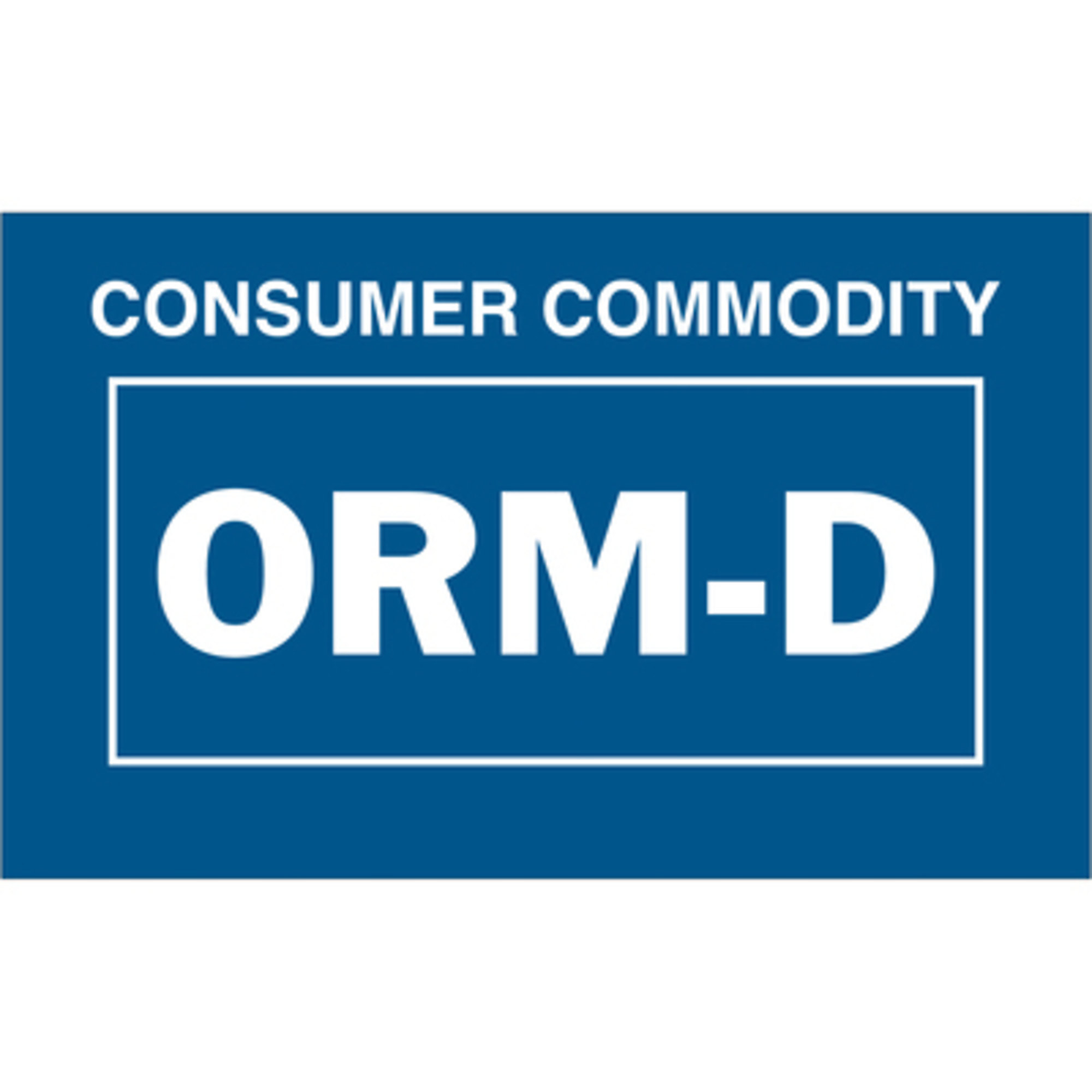 Stock Packaging ORM-D Labels — 1 3/8in. x 2 1/4in., 500 Pcs, Model# DL7030
